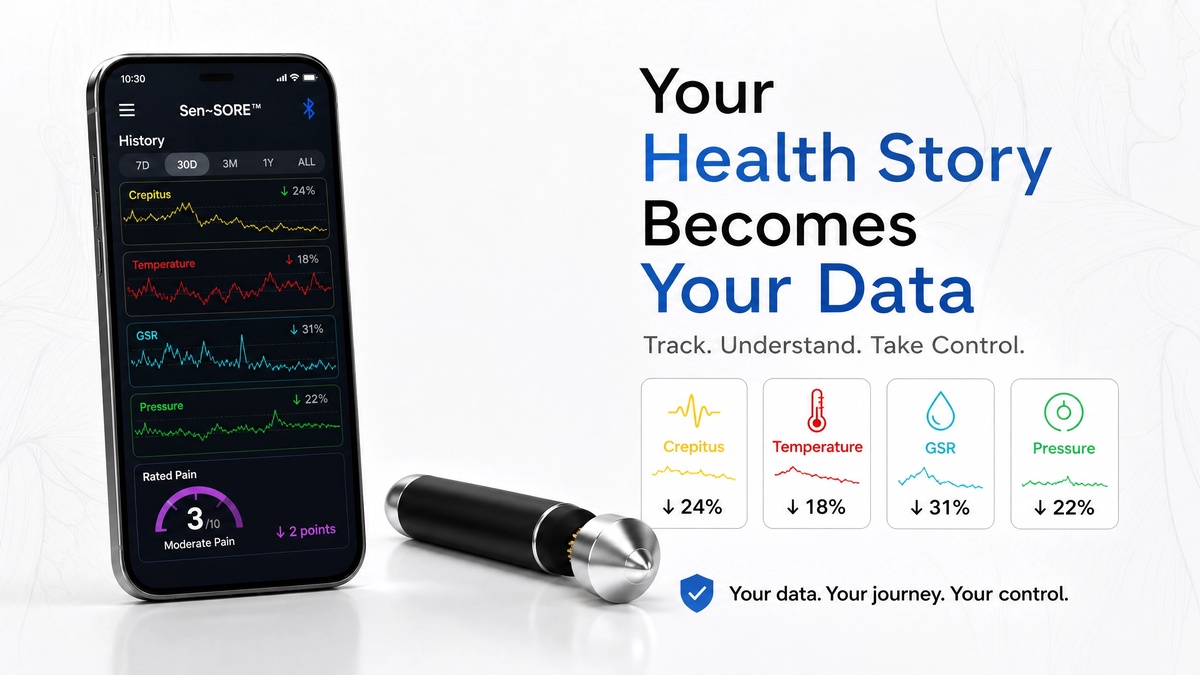 Your Health Story Becomes Your Data — Track. Understand. Take Control.
